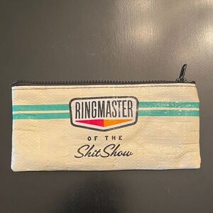 BlueQ Recycled Material Zip Pouch